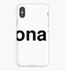 donate iPhone Case/Skin