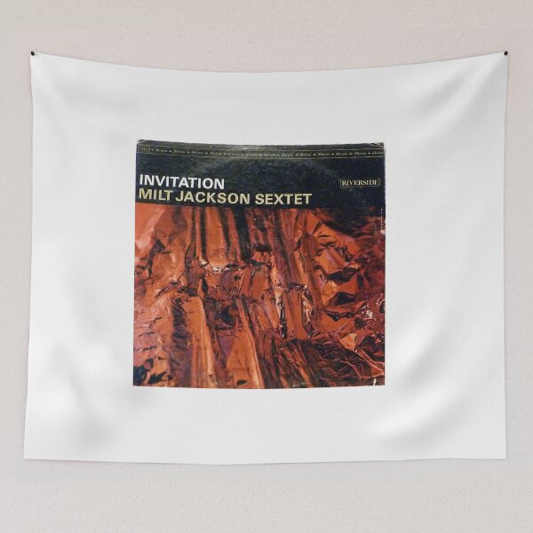 Item preview, Milt Jackson, Invitation, Sextet, vibes, vibraphone, abstract, Jazztet, jazz, bop, rare, piano, trumpet, sax, saxophone, trombone, drums designed and sold by Vintaged.