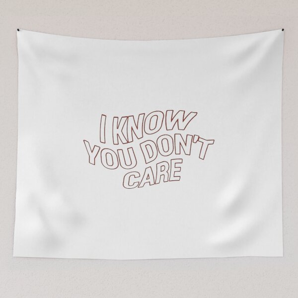 Item preview, i know u don't care designed and sold by twinksehun.