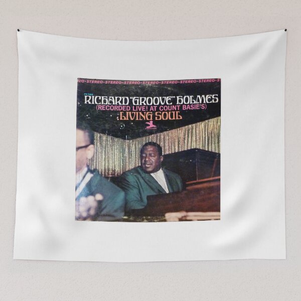 Item preview, Richard "Groove" Holmes ‎– Living Soul, Hard Bop, Soul-Jazz, organ designed and sold by Vintaged.