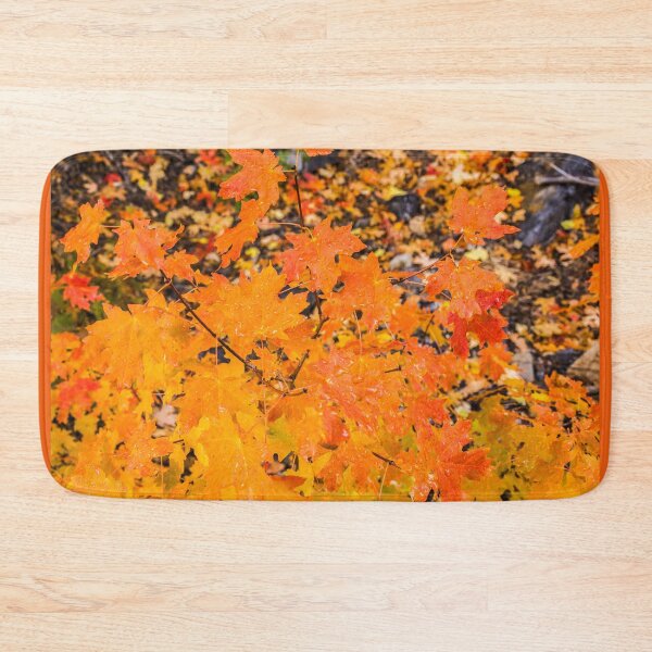 Item preview, Raindrops on Orange, Red, and Yellow Leaves designed and sold by Sue Smith.