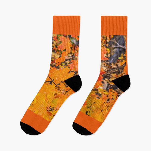 Item preview, Raindrops on Orange, Red, and Yellow Leaves designed and sold by Sue Smith.