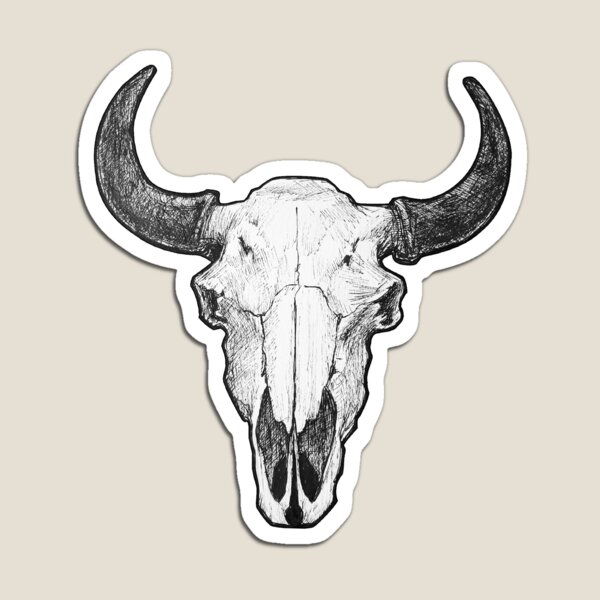Item preview, Bison Skull designed and sold by Marpo.