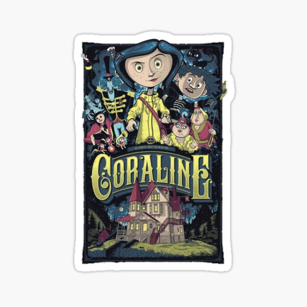 Coraline Pegatina