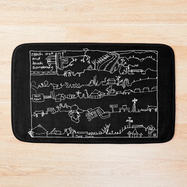 Item preview, Travelling Series - Long Roads of Intimacy (White Ink) designed and sold by Annie Edney.