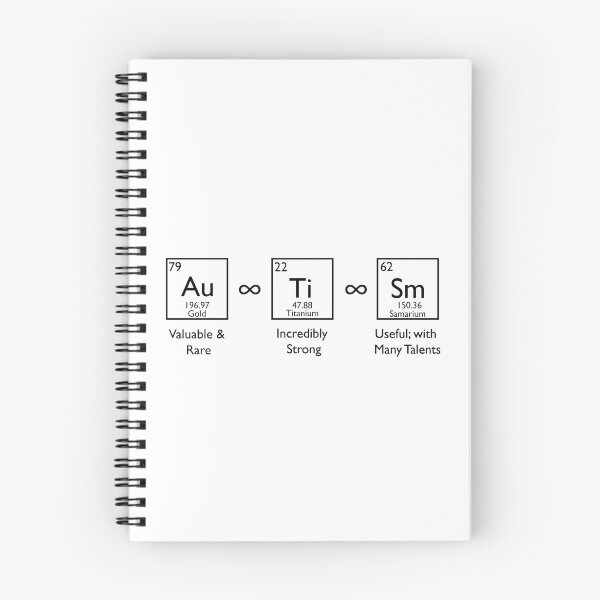 Item preview, Autism Periodic Table (Black) designed and sold by GothOprah.