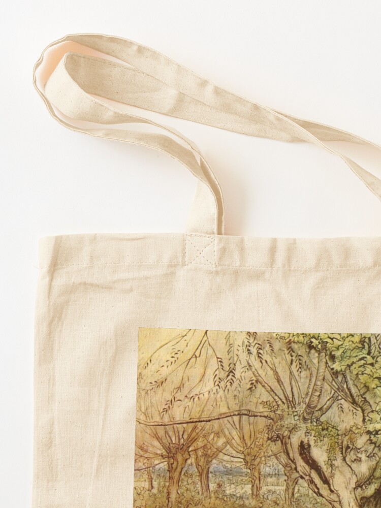 Alternate view of Rat and Mole Have a Picnic - The Wind in the Willows - Arthur Rackham Tote Bag