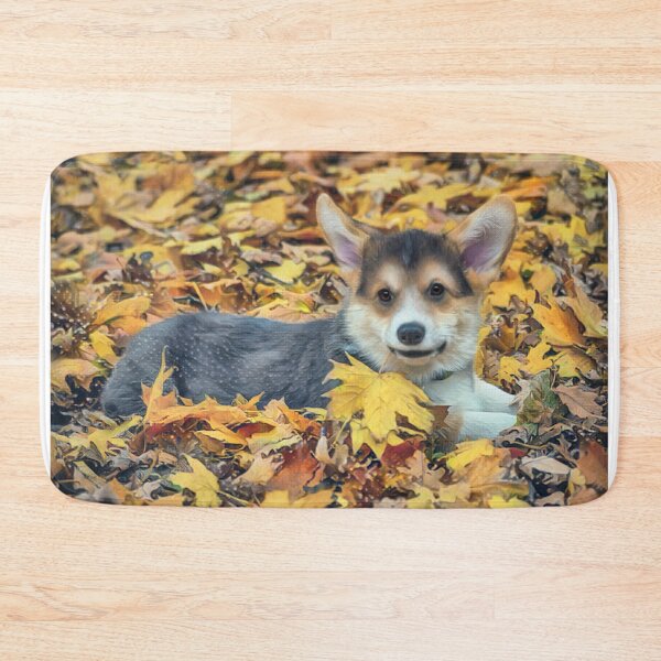 Item preview, Welsh Corgie In Fall Leaves designed and sold by Heathermarie321.