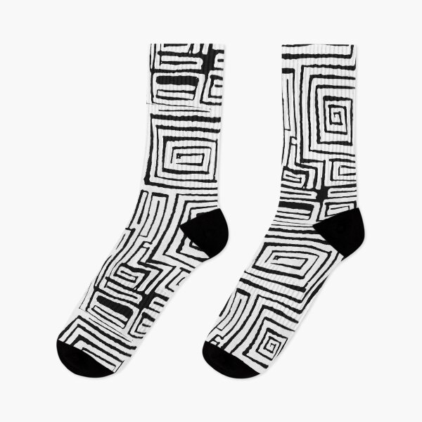 Item preview, Linocut 1 White on Black designed and sold by Maureen Eckert.