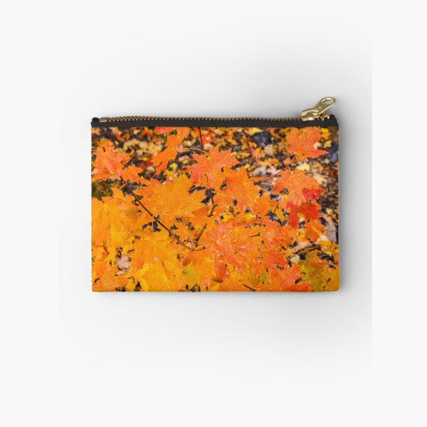 Item preview, Raindrops on Orange, Red, and Yellow Leaves designed and sold by Sue Smith.