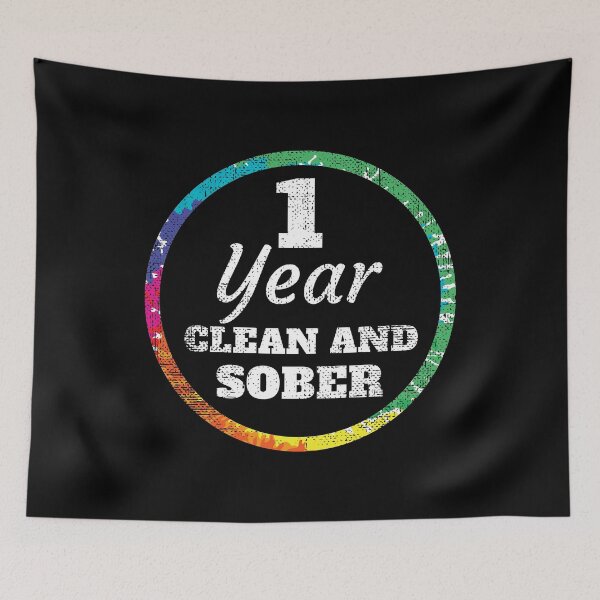 Item preview, 1 Year Clean and Sober Addiction product designed and sold by kayelex.