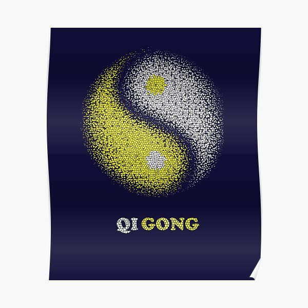 Golden Energy, Qi Gong Yin Yang Meditation , Chi kung, Qigong Poster