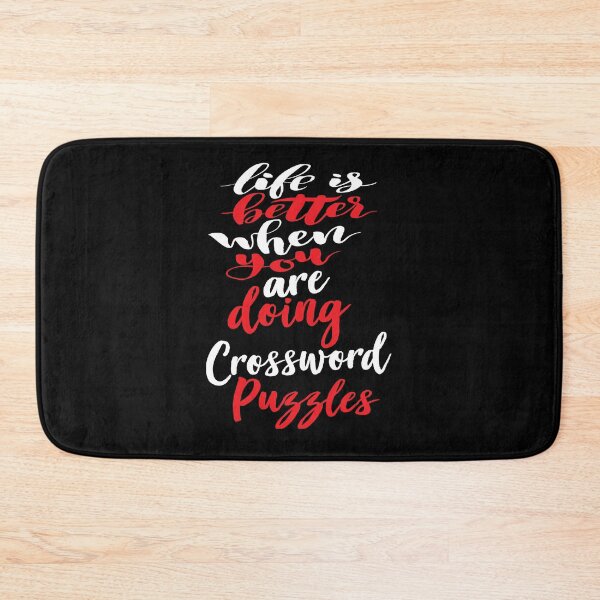 Item preview, Life Is Better When You Are Doing Crossword Puzzles designed and sold by ProjectX23.