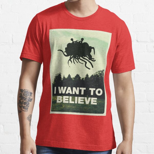 Flying Spaghetti Believing Essential T-Shirt