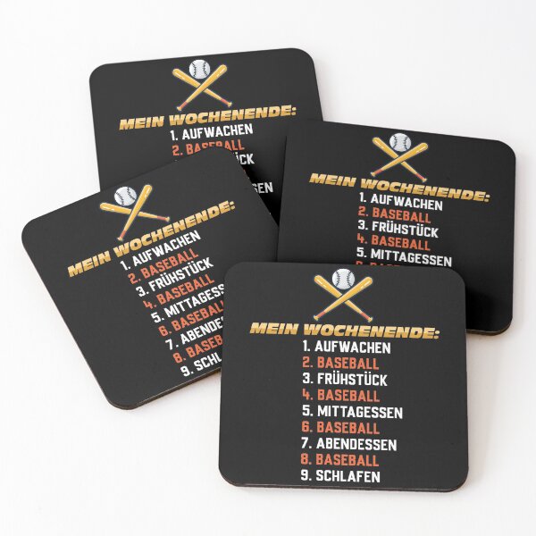 Item preview, My Weekend: Get up baseball, have breakfast baseball designed and sold by EichStore.