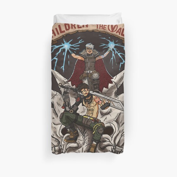 Children of the Vault - Tyreen Calypso & Troy Calypso Duvet Cover