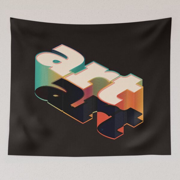 Item preview, Art Prism Isometric Type Design designed and sold by danielliamgill.