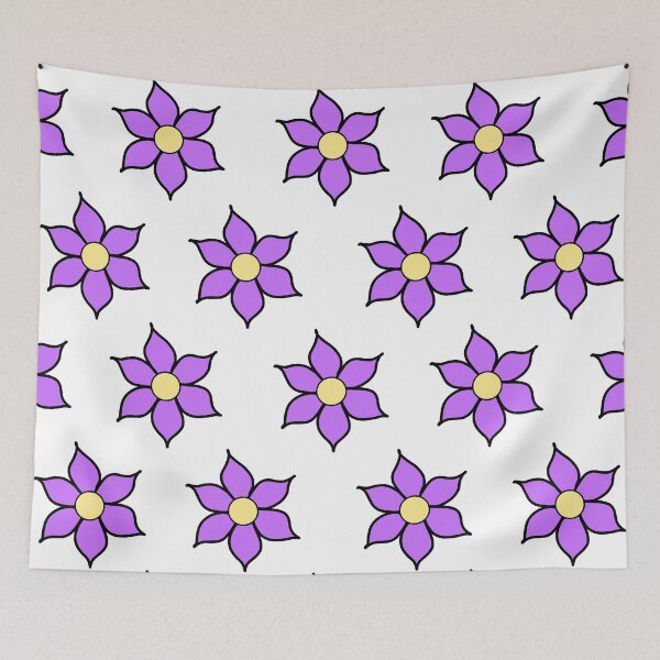 Item preview, Purple Fluro Flowers designed and sold by passionatelyem.