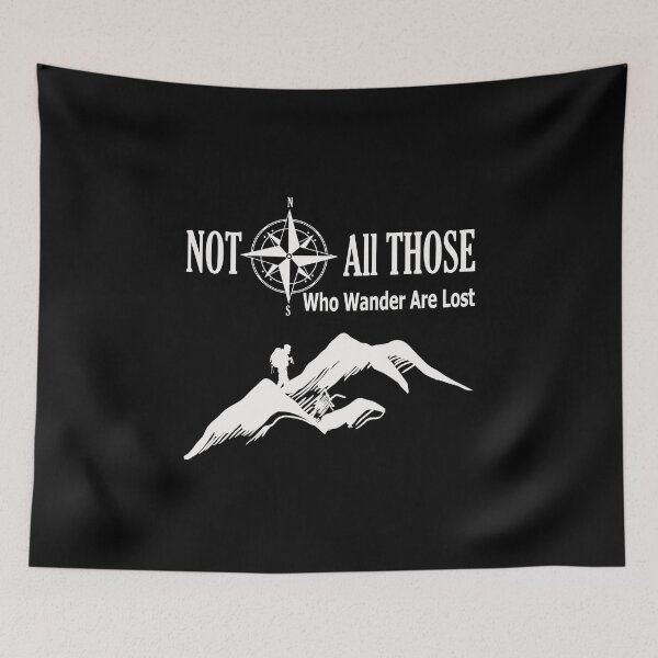 Item preview, All Who Wander Are Not Lost Hiking Outdoor Camping designed and sold by kayelex.