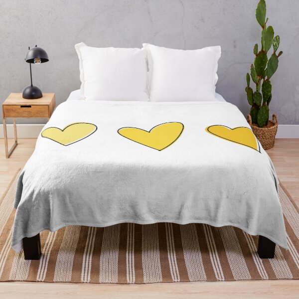 Item preview, three yellow hearts designed and sold by emwight.