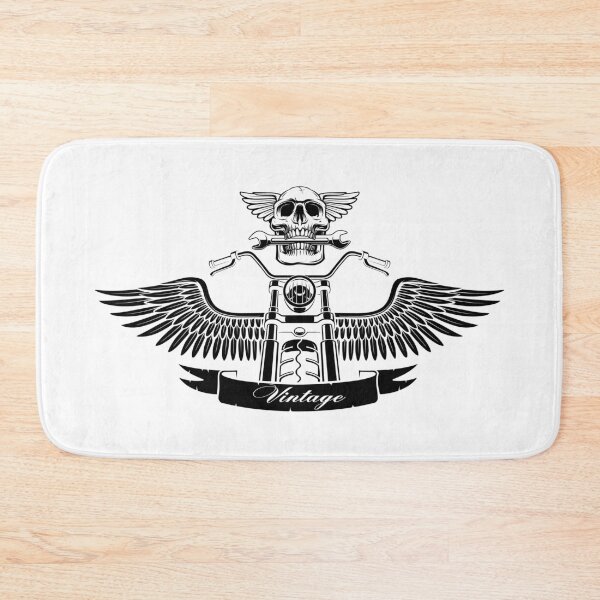 Item preview, Vintage Skull Motorcycle designed and sold by InspireGifts.