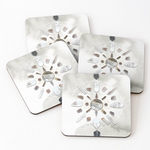 Item preview, Black Moonstone Crystal Grid - Emotions designed and sold by SpiritStone.