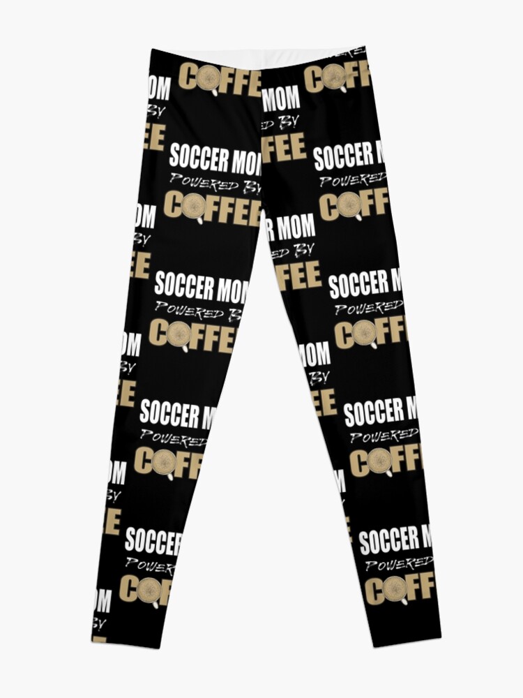 Discover Funny Soccer Mom and Coffee Gifrt Leggings