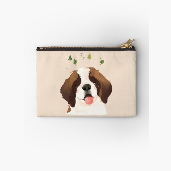 Item preview, St. Bernard Pet Dog Illustration Portrait designed and sold by twigsandpaper.