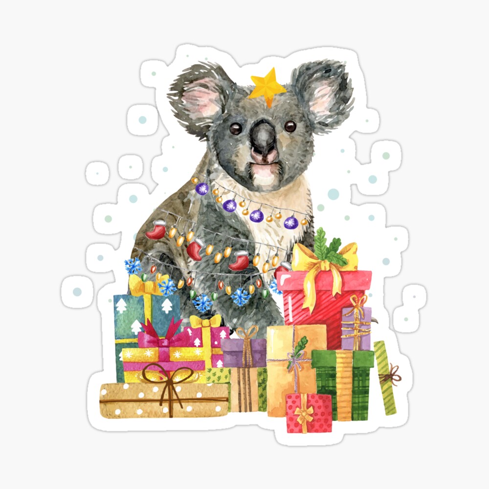 Koala Bear Marsupial Australia Christmas Winter Ugly Koala Bear Marsupial Australia Christmas Winter Ugly