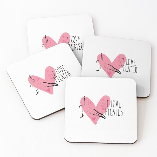 Item preview, Pilates pose and heart designed and sold by sashica.