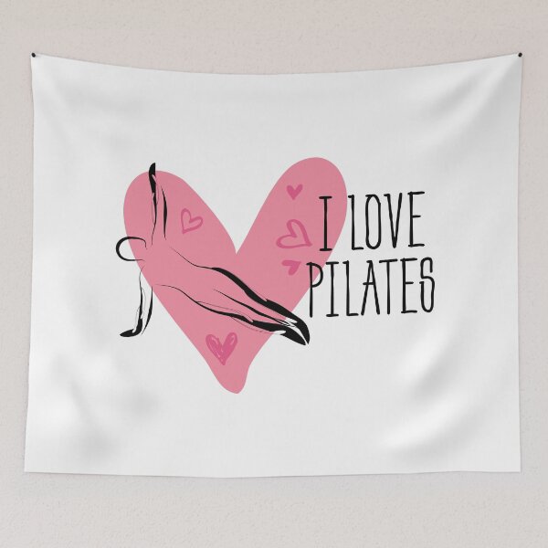 Item preview, Pilates pose and heart designed and sold by sashica.