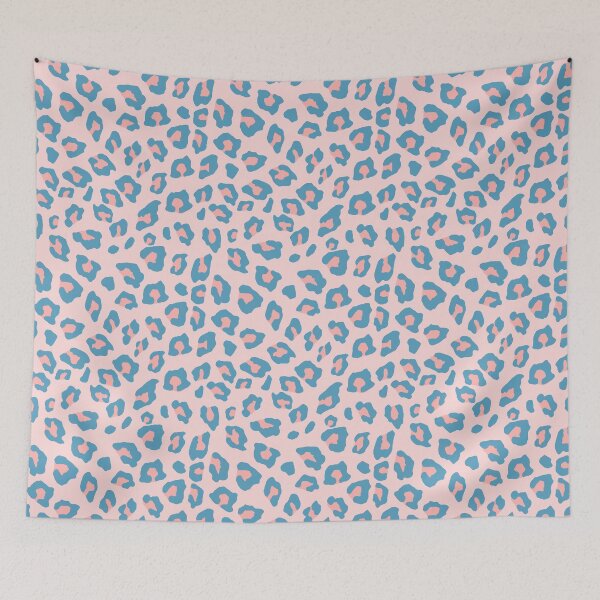 Item preview, Leopard Print - Peachy Blue Original designed and sold by SilverPegasus.