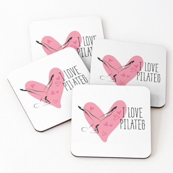 Item preview, Pilates pose and heart designed and sold by sashica.