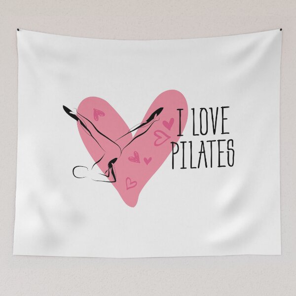 Item preview, Pilates pose and heart designed and sold by sashica.