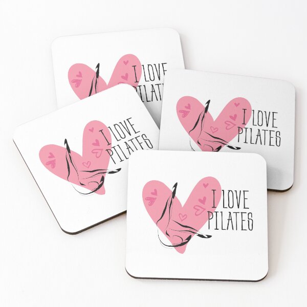 Item preview, Pilates pose and heart designed and sold by sashica.