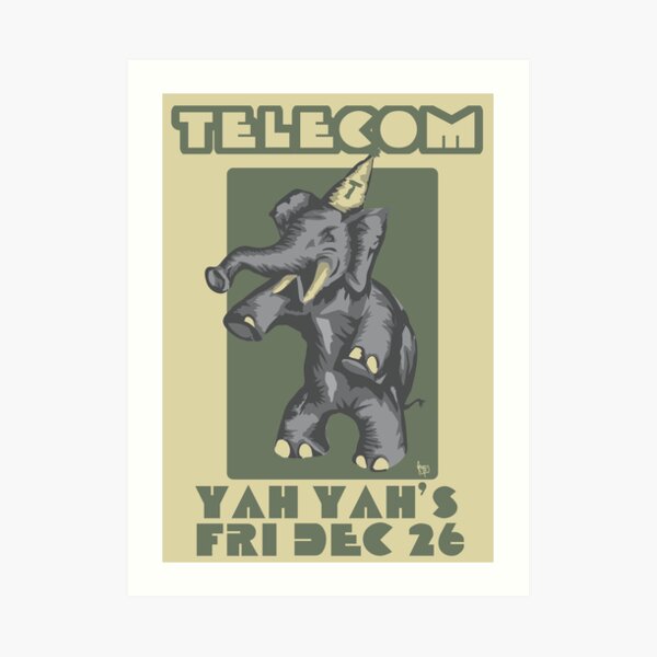 Telecom at Yah Yah's Boxing Day 2008 Art Print