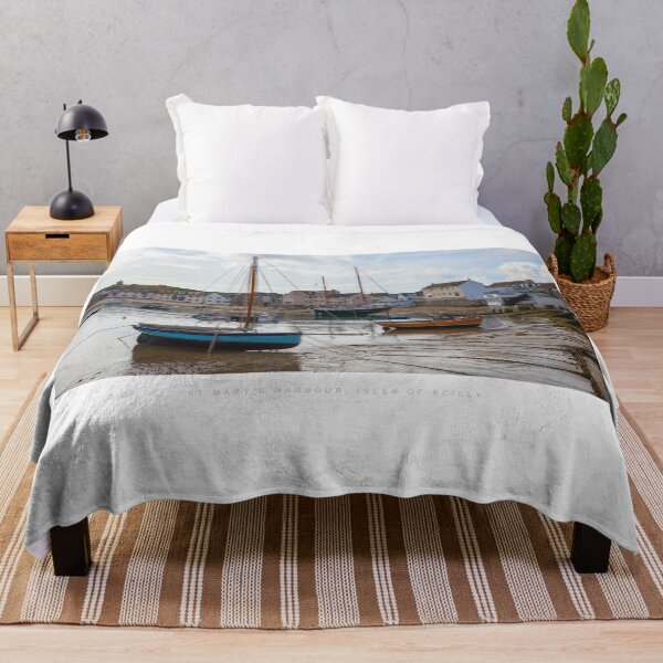 St Mary's Isles of Scilly Throw Blanket