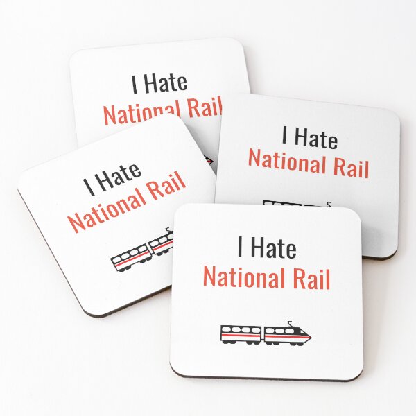 Item preview, I Hate National Rail designed and sold by sebastiandoe5.