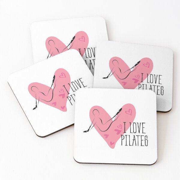 Item preview, Pilates pose and heart designed and sold by sashica.