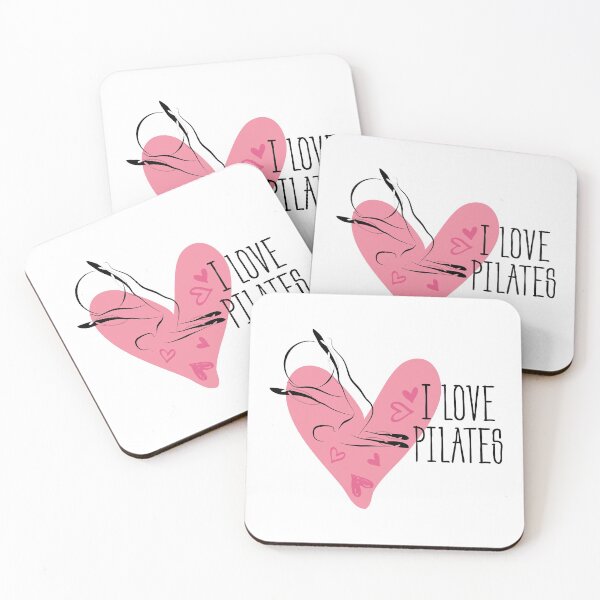 Item preview, Pilates pose and heart designed and sold by sashica.