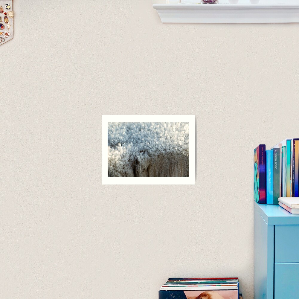 Fascinating ice crystals 3 Art Print