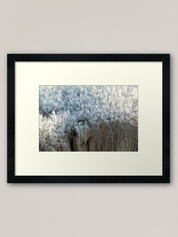 Thumbnail 1 of 7, Framed Art Print, Fascinating ice crystals 3 designed and sold by steppeland.
