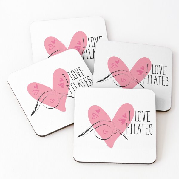 Item preview, Pilates pose and heart designed and sold by sashica.