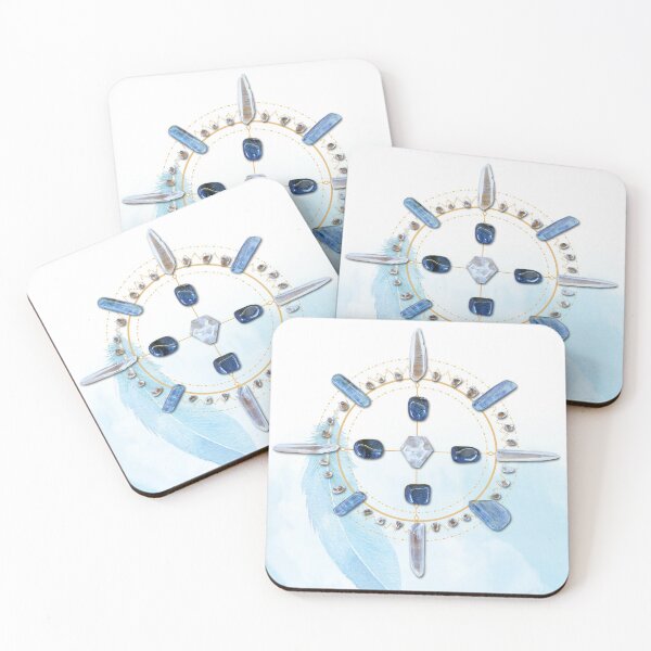 Item preview, Dumortierite Crystal Grid - Soul Journey designed and sold by SpiritStone.