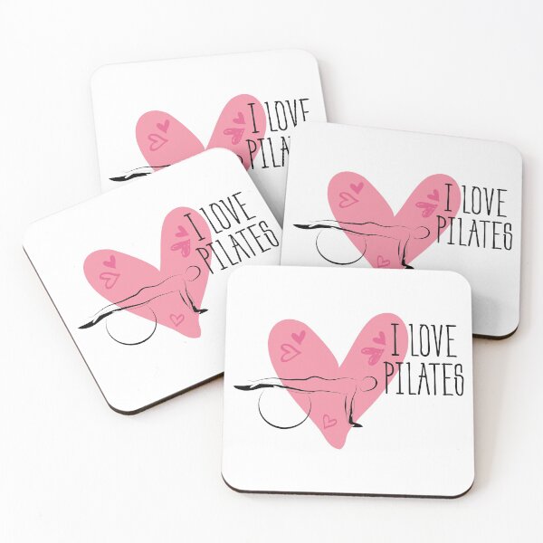Item preview, Pilates pose and heart designed and sold by sashica.