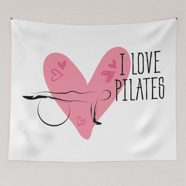 Item preview, Pilates pose and heart designed and sold by sashica.