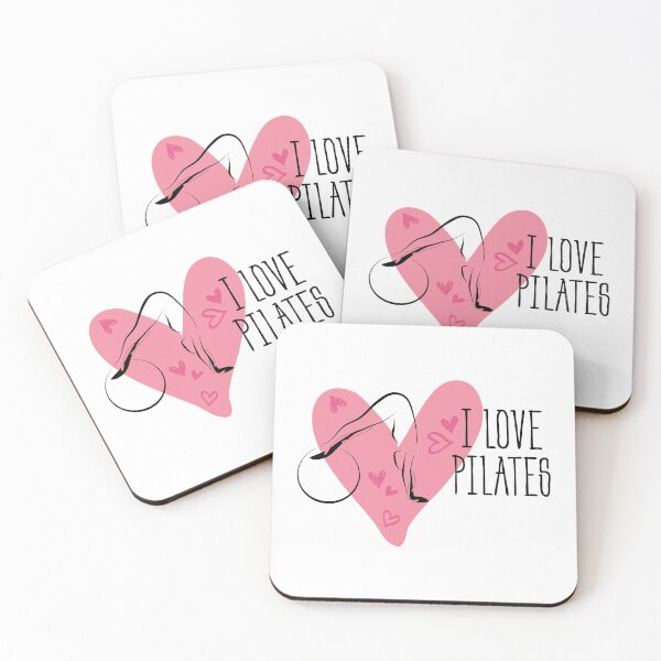 Item preview, Pilates pose and heart designed and sold by sashica.