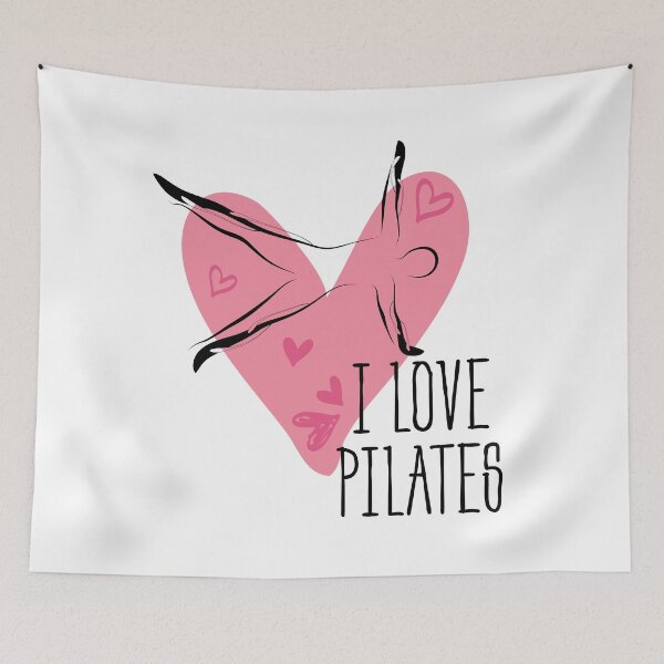 Item preview,  Pilates pose and heart designed and sold by sashica.