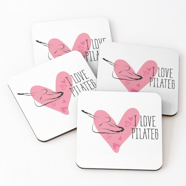 Item preview, Pilates pose and heart designed and sold by sashica.