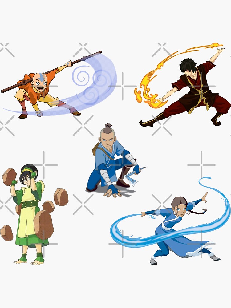 Team Avatar Gaang sticker set by AndreSchilder